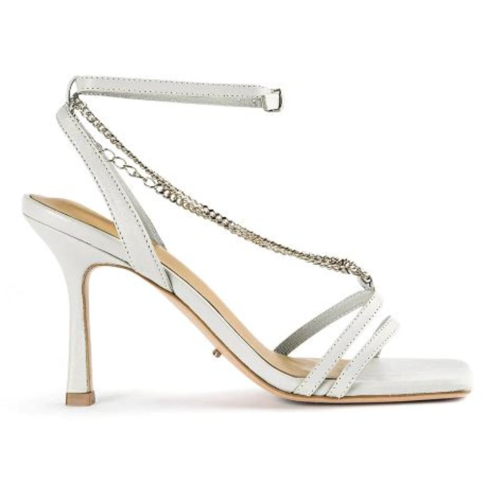 Lazaar Dove Nappa 9.5cm Heels NWT